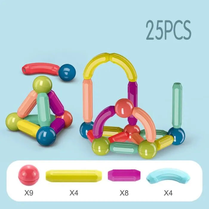 Magnetic Building Blocks – Fun & Educational Toy for Kids