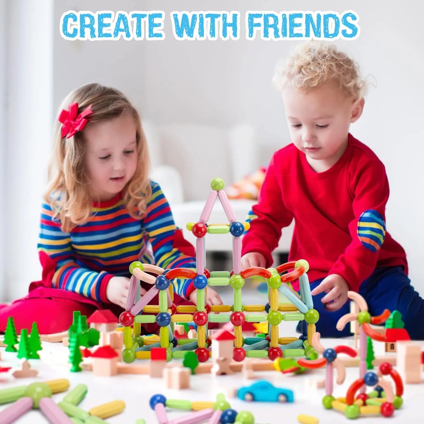 Magnetic Building Blocks – Fun & Educational Toy for Kids
