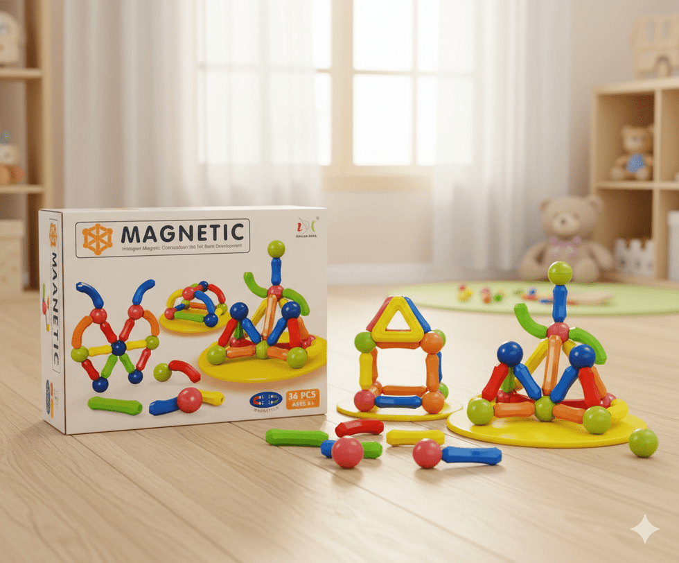 Magnetic Building Blocks – Fun & Educational Toy for Kids